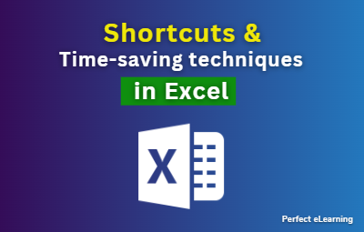 What are some shortcuts and time-saving techniques in Excel