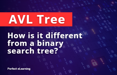 What is an AVL tree? How is it different from a binary search tree?